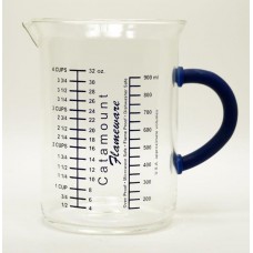 Catamount Glass 4 Cup Glass Measuring Cup with Handle CTMO1019